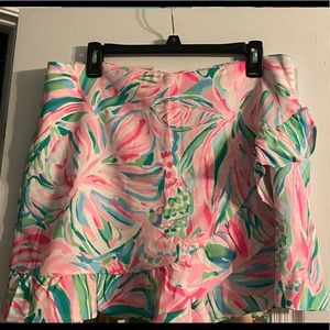 NWT Lilly Pulitzer Faye Wrap Skort Size 14